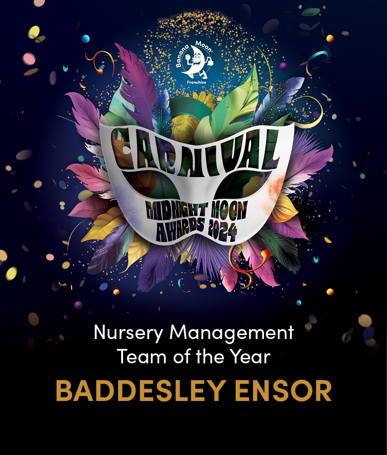 Over the moon to be the winners of Nursery Management Team of the Year at our 2024 Banana Moon Award Ceremony